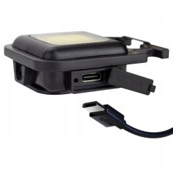 Latarka multi 5w1 LED COB mini kieszonkowa na USB + magnes brelok otwieracz