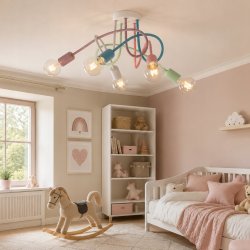 Lampa wisząca sufitowa żyrandol dzieci PASTI MULTI