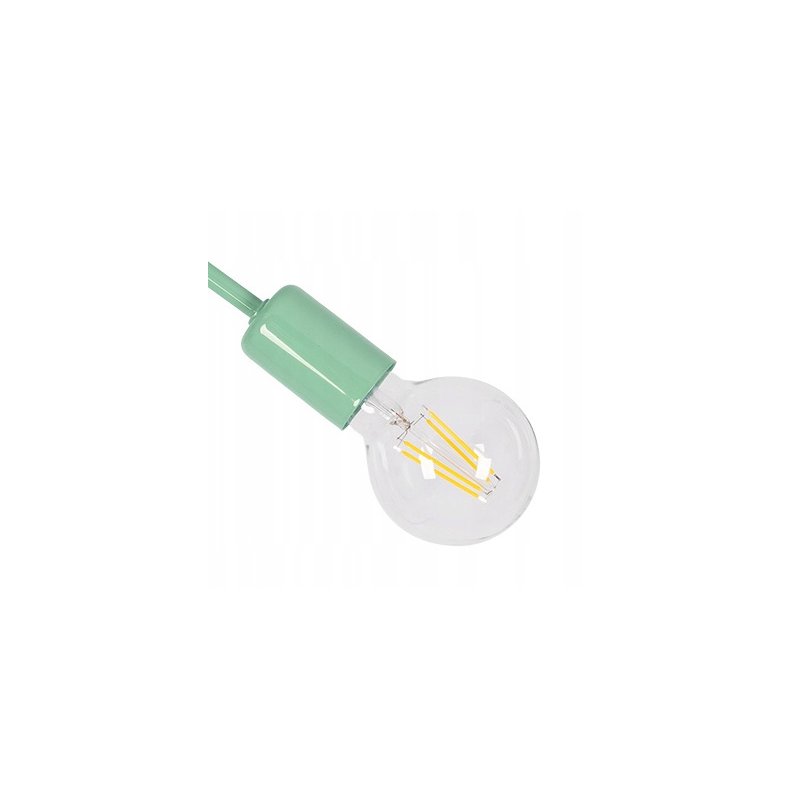 LAMPA WISZĄCA SUFITOWA ŻYRANDOL DZIECI PASTI MULTI PASTELOWA KRĘCONA E27