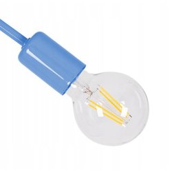 LAMPA WISZĄCA SUFITOWA ŻYRANDOL DZIECI PASTI MULTI PASTELOWA KRĘCONA E27