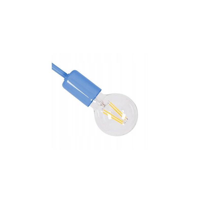 LAMPA WISZĄCA SUFITOWA ŻYRANDOL DZIECI PASTI MULTI PASTELOWA KRĘCONA E27