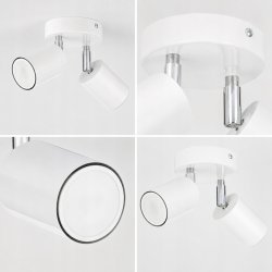 LAMPA SUFITOWA KINKIET SPOT REFLEKTOR REGULOWANA OPRAWA HALOGENOWA GU10