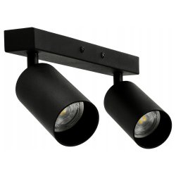 LAMPA SUFITOWA REGULOWANA KINKIET ŚCIENNY SPOT RUCHOMY GU10 PODWÓJNA