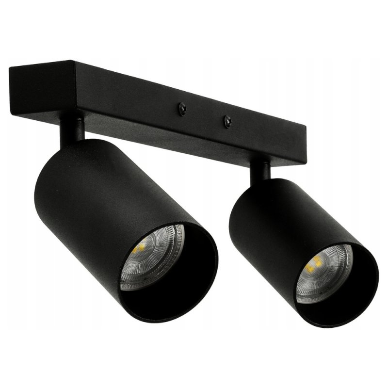 LAMPA SUFITOWA REGULOWANA KINKIET ŚCIENNY SPOT RUCHOMY GU10 PODWÓJNA