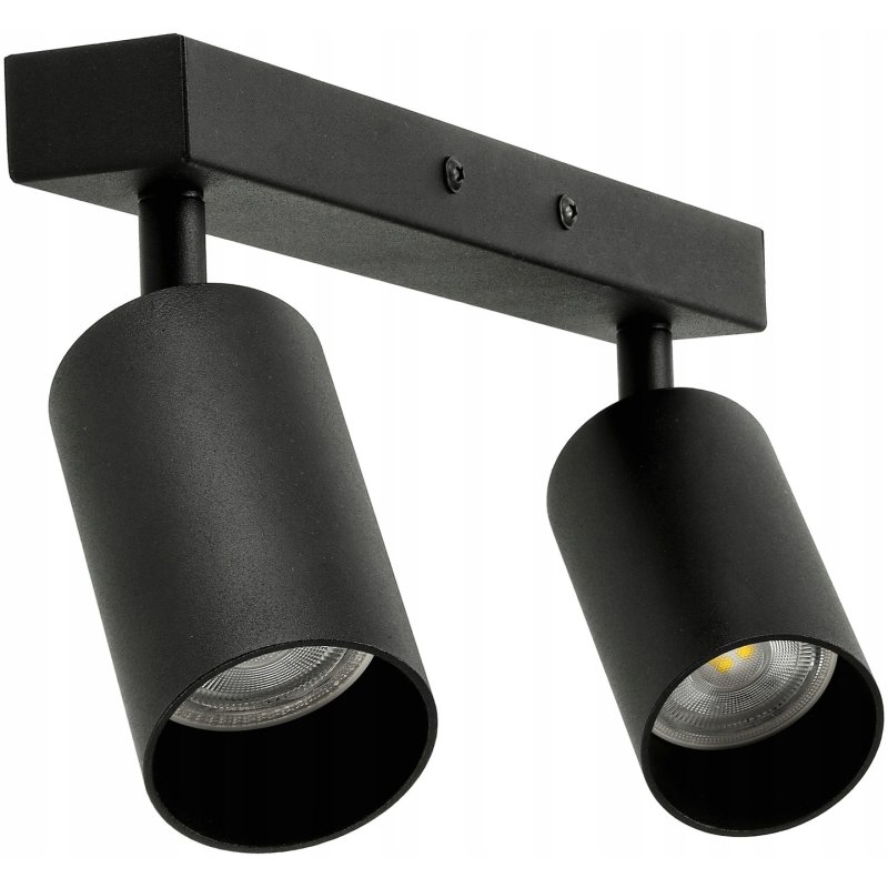 LAMPA SUFITOWA REGULOWANA KINKIET ŚCIENNY SPOT RUCHOMY GU10 PODWÓJNA