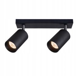 LAMPA SUFITOWA REGULOWANA KINKIET ŚCIENNY SPOT RUCHOMY GU10 PODWÓJNA