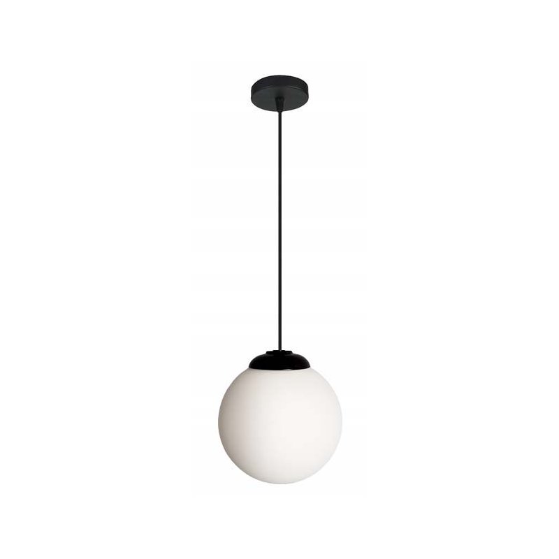 LAMPA WISZĄCA ZWIS ŻYRANDOL SUFITOWY LOFT SZKLANY KLOSZ KULA NA 1 LED E27