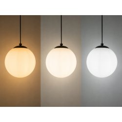 LAMPA WISZĄCA ZWIS ŻYRANDOL SUFITOWY LOFT SZKLANY KLOSZ KULA NA 1 LED E27