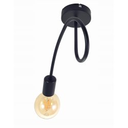 Lampa ścienna KINKIET stały LOFT 1x E27 z włącznikiem on/off na kablu AC