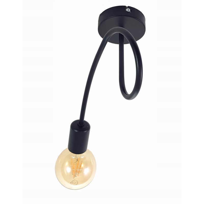 Lampa ścienna KINKIET stały LOFT 1x E27 z włącznikiem on/off na kablu AC