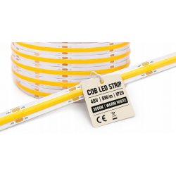 Taśma LED COB linia PRO 48V 8W 480 diod na metr Neon Ciepły 1m z rolki 50m