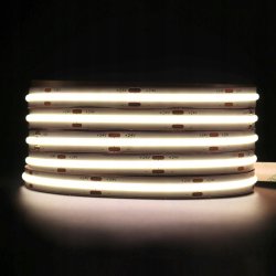 Taśma LED COB 24V 10W 480 diod na metr Neon Neutralny 1m cięta z rolki 50m
