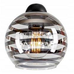 Lampka nocna Lampa stołowa biurkowa loft szklany klosz na led E27