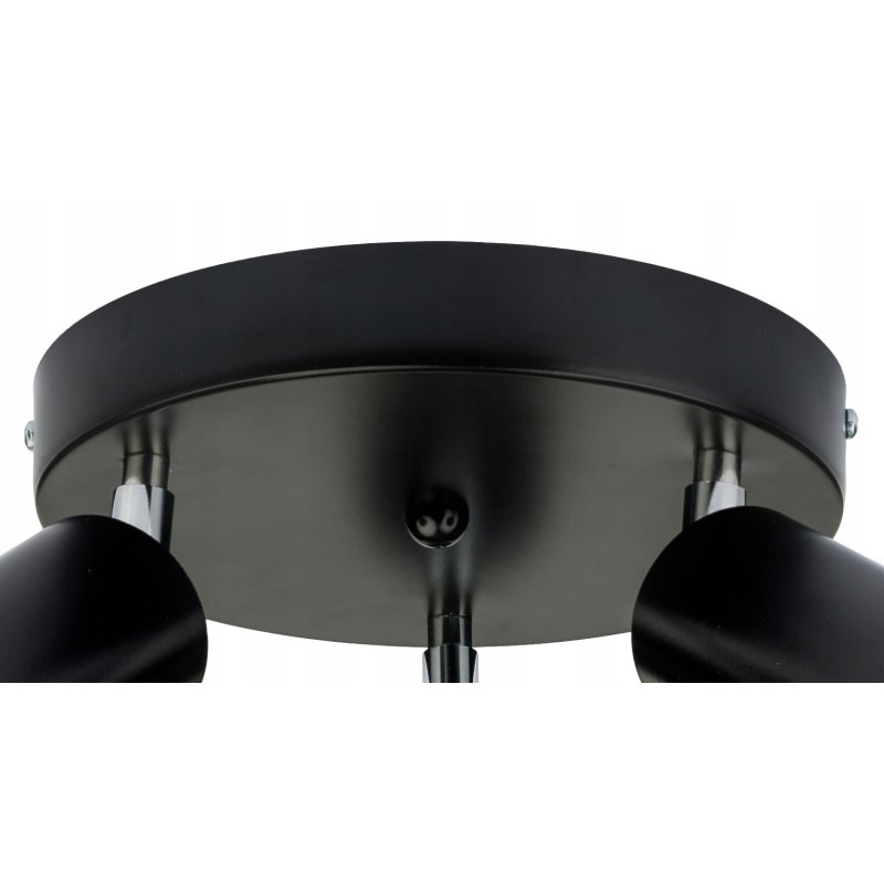 LAMPA SUFITOWA PLAFON CZARNY REFLEKTOR KINKIET SPOT OPRAWA HALOGENOWA GU10