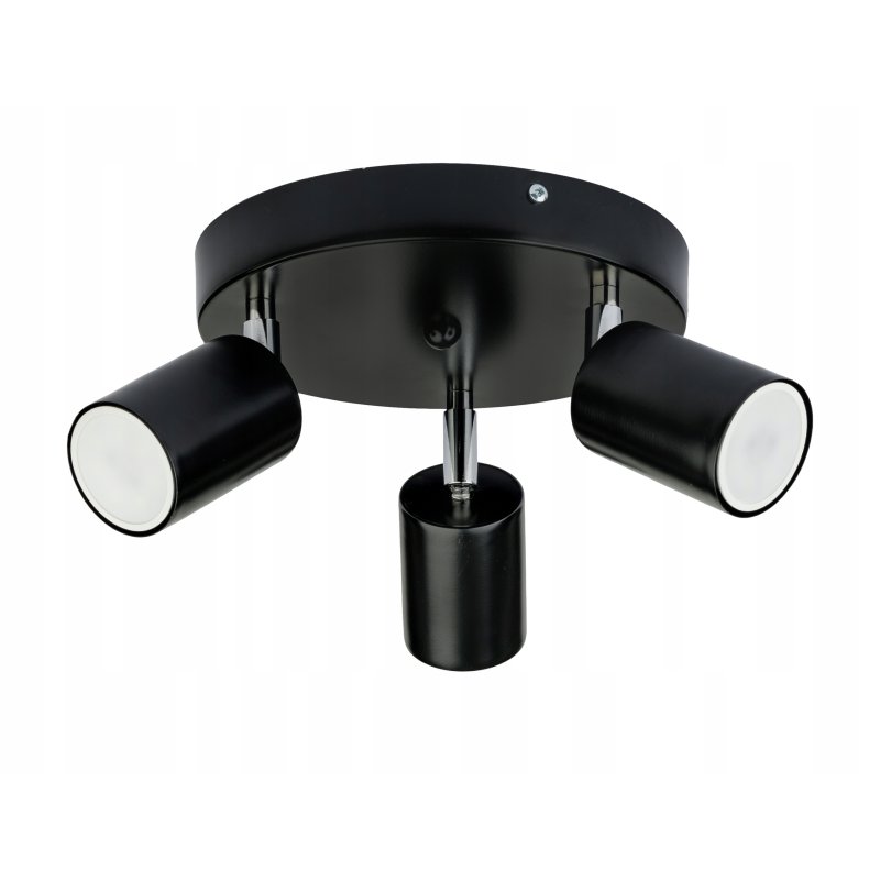 LAMPA SUFITOWA PLAFON CZARNY REFLEKTOR KINKIET SPOT OPRAWA HALOGENOWA GU10
