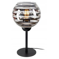 Lampka nocna Lampa stołowa wysoka loft szklany klosz na led E27