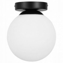 LAMPA WISZĄCA STAŁA ŻYRANDOL SUFITOWY LOFT SZKLANY KLOSZ KULA PLAFON E27