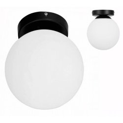 LAMPA WISZĄCA STAŁA ŻYRANDOL SUFITOWY LOFT SZKLANY KLOSZ KULA PLAFON E27