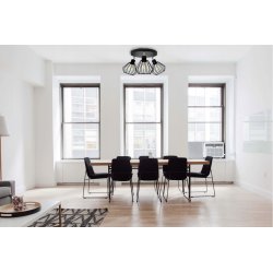 LAMPA PLAFON SUFITOWA ŻYRANDOL REGULOWANY REFLEKTORY LOFT BRYLANT DRUT E27