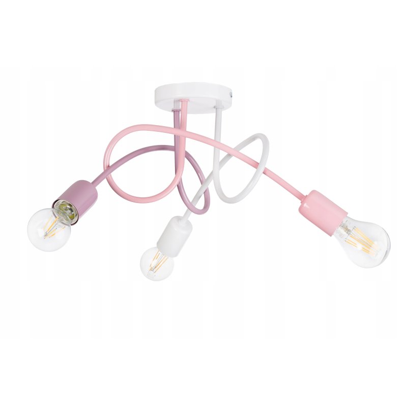 LAMPA WISZĄCA SUFITOWA PASTELOWA ŻYRANDOL DZIECI PASTI MULTI KRĘCONA E27
