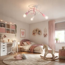 LAMPA WISZĄCA SUFITOWA PASTELOWA ŻYRANDOL DZIECI PASTI MULTI KRĘCONA E27