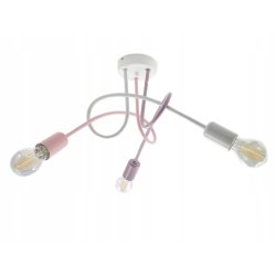 LAMPA WISZĄCA SUFITOWA PASTELOWA ŻYRANDOL DZIECI PASTI MULTI KRĘCONA E27