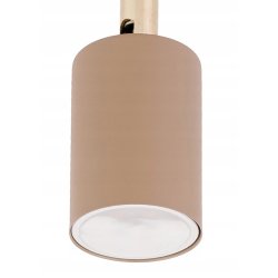 LAMPA SUFITOWA KINKIET ŚCIENNY SPOT REFLEKTOR GU10 KASZMIR BEŻ ECRU BEIGE
