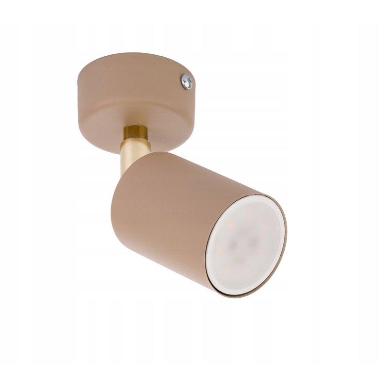 LAMPA SUFITOWA KINKIET ŚCIENNY SPOT REFLEKTOR GU10 KASZMIR BEŻ ECRU BEIGE