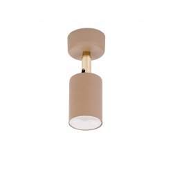 LAMPA SUFITOWA KINKIET ŚCIENNY SPOT REFLEKTOR GU10 KASZMIR BEŻ ECRU BEIGE