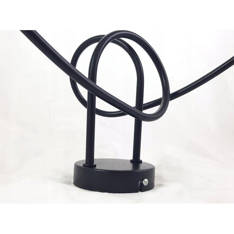SUFITOWA LAMPA WISZĄCA PLAFON ŻYRANDOL CZARNY LOFT EDISON 2xE27