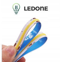 Taśma LED Neon COB 12V 11W/m 8mm 480 diod 2700K AMBER bardzo CIEPŁA - 5m