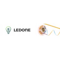 Taśma LED Neon COB 12V 11W/m 8mm 480 diod 2700K AMBER bardzo CIEPŁA - 5m