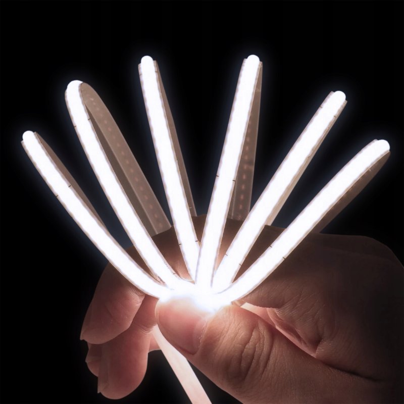 Taśma LED COB DEKORACYJNA 24V 5W 320 diod na metr Neon biały Zimny 1m