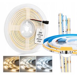 TAŚMA LED COB IP20 24V 576d Magic Pixel PŁYNĄCA CCT WS2811 cyfrowa 1m
