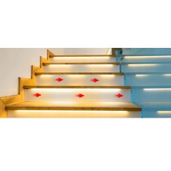 TAŚMA LED COB IP20 24V 576d Magic Pixel PŁYNĄCA CCT WS2811 cyfrowa 1m
