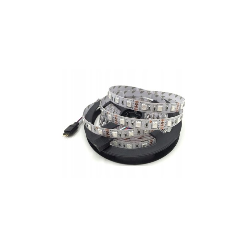 Taśma LED 2,5M RGB 5050 Bluetooth APLIKACJA MOBILNA PILOT MUZYKA ZESTAW 12V