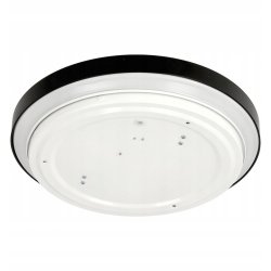 PLAFON czarny lampa oprawa sufitowa 20W LEd na E27