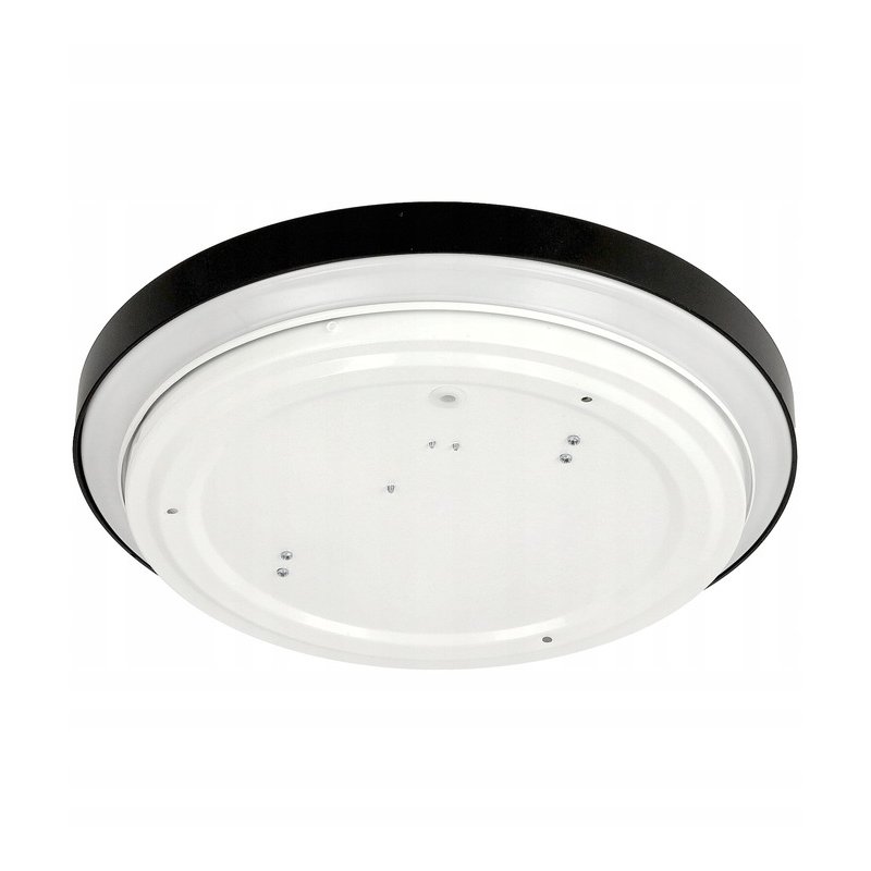 PLAFON czarny lampa oprawa sufitowa 20W LEd na E27