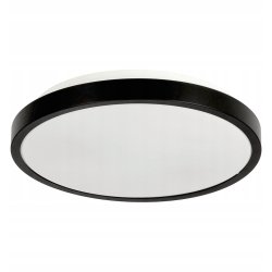 PLAFON czarny lampa oprawa sufitowa 20W LEd na E27