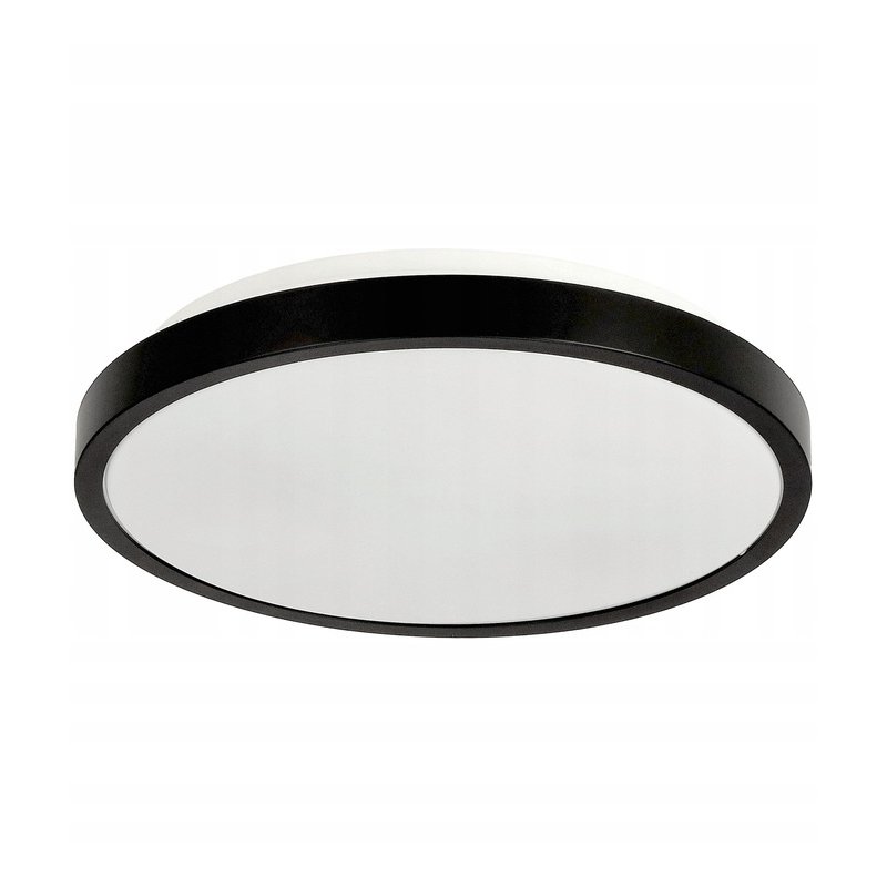 PLAFON czarny lampa oprawa sufitowa 20W LEd na E27