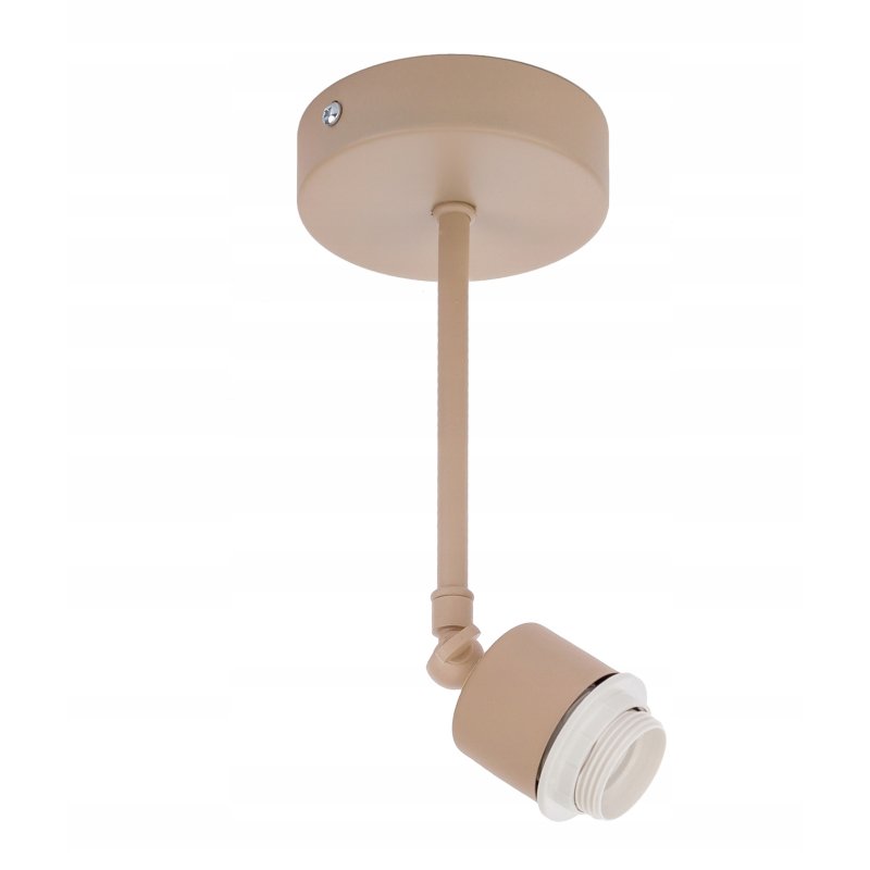 LAMPA sufitowa KINKIET ścienny regulowany E27 KASZMIR beż ecru klosz KULA