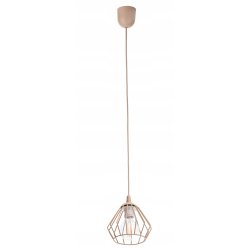 PODSTAWA BAZA LAMPA SUFITOWA WISZĄCA ZWIS PCV KASZMIR na 1x E27 POD KLOSZ