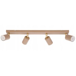 Lampa sufitowa KINKIET ścienny spot oprawa na 4 GU10 KASZMIR beż ecru beige