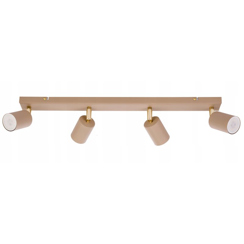 Lampa sufitowa KINKIET ścienny spot oprawa na 4 GU10 KASZMIR beż ecru beige