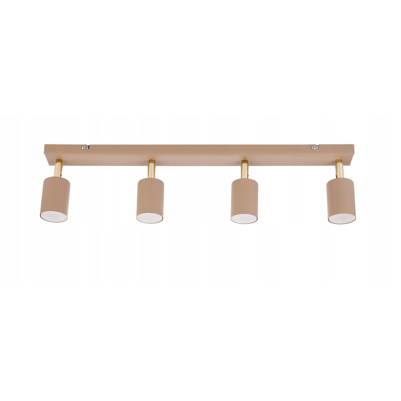 Lampa sufitowa KINKIET ścienny spot oprawa na 4 GU10 KASZMIR beż ecru beige