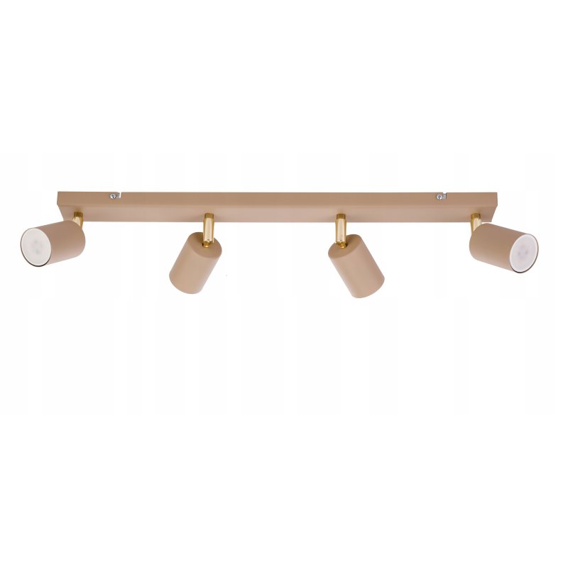 Lampa sufitowa KINKIET ścienny spot oprawa na 4 GU10 KASZMIR beż ecru beige