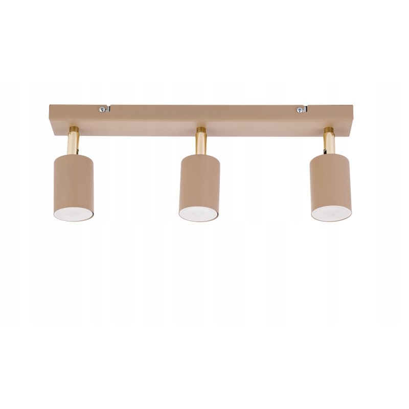 Lampa sufitowa KINKIET ścienny spot oprawa na 3 GU10 KASZMIR beż ecru beige
