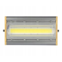 Naświetlacz PREMIUM LED COB 50W liniowy Halogen mocny 5000lm b. ZIMNY IP65