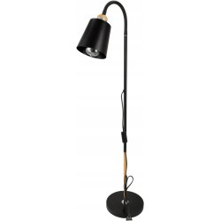 Lampa stojąca podłogowa loft na led pojedyncza 1x E27 regulowana czarna