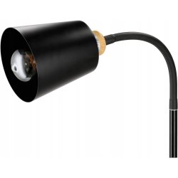 Lampa stojąca podłogowa loft na led pojedyncza 1x E27 regulowana czarna